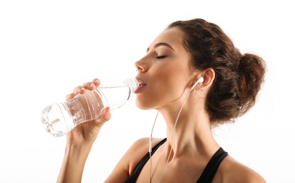drinking regime in the diet