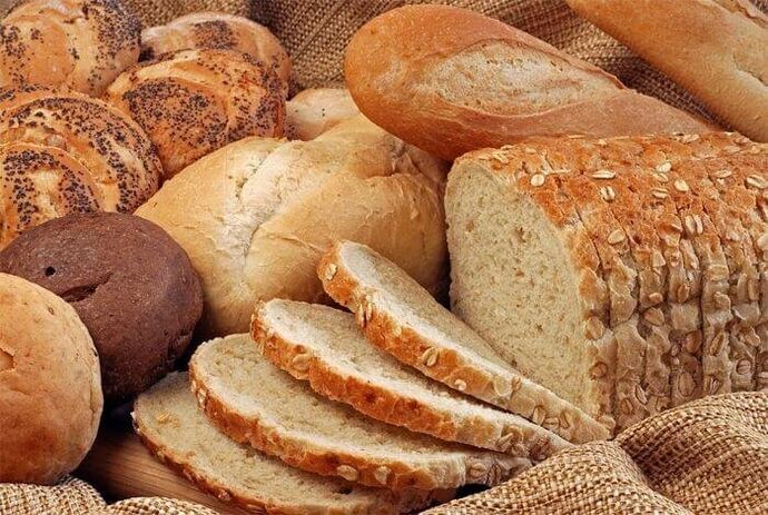 Bread is not prohibited for pancreatitis